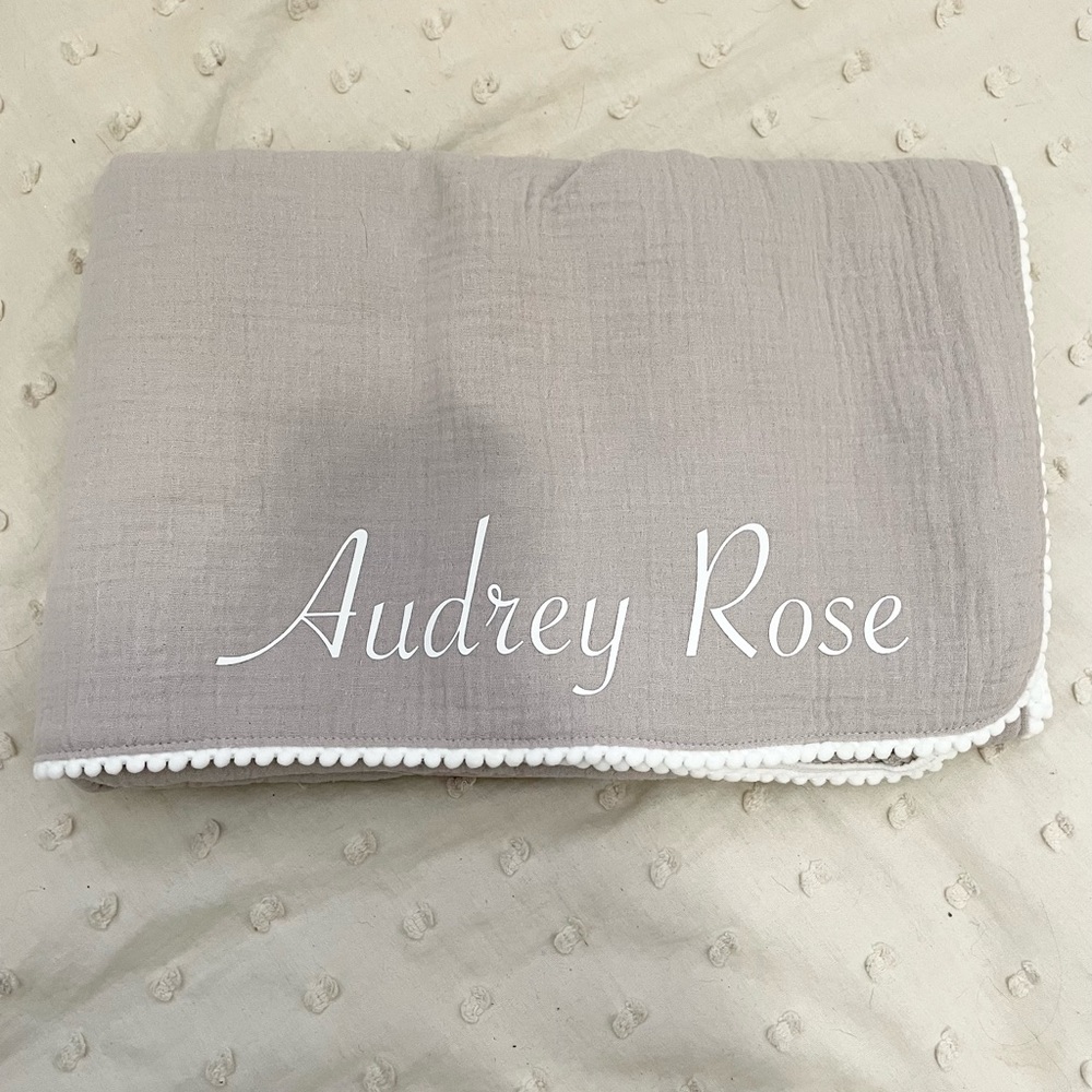 Personalized baby blankets
